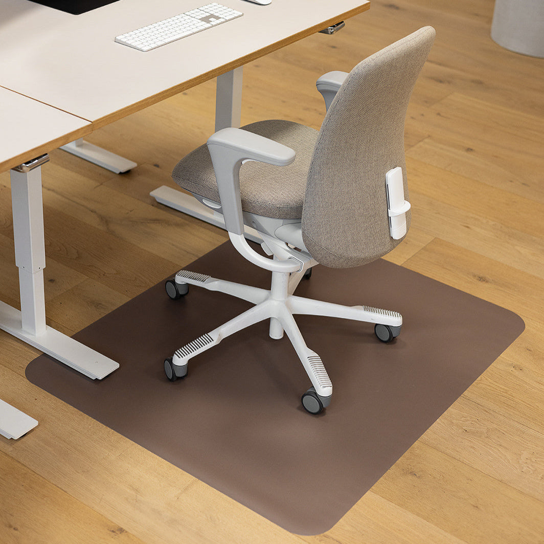Office Chair Floor Mat - Walnut
