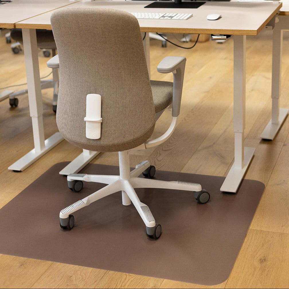 Office Chair Floor Mat - Walnut