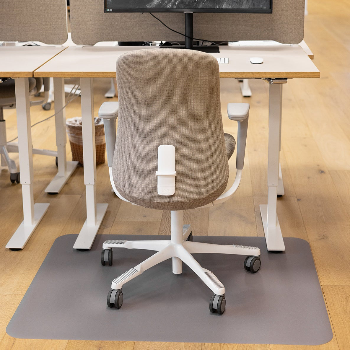Stoleunderlag til kontorstol - Steel Grey