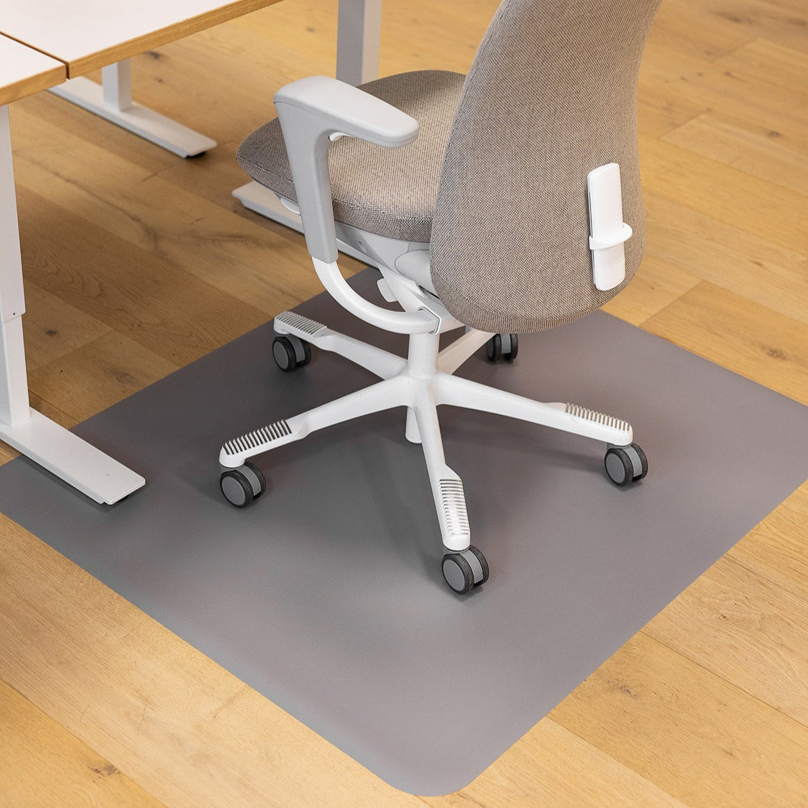 Stoleunderlag til kontorstol - Steel Grey
